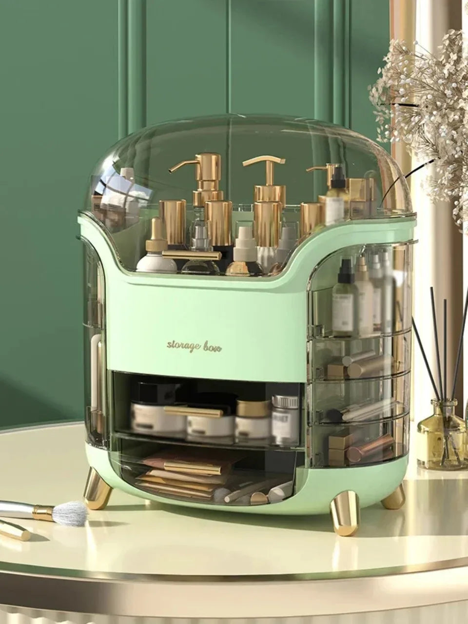 Organizador de Maquiagem de Luxo com Gavetas Decorelle