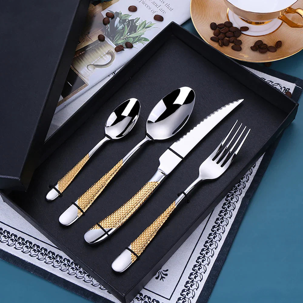 Conjunto Talheres 12 Peças em Aço Inox - Decorelle