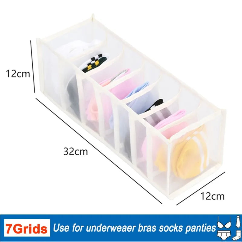 Organizador de armazenamento de roupas armários gavetas separador para gavetas do quarto caixa de armazenamento organizador de guarda-roupa para meias roupa interior