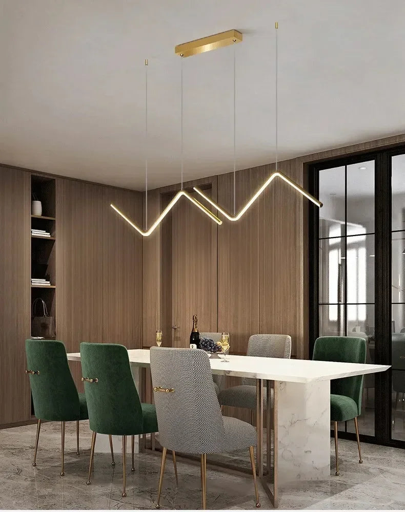 Lustre LED Moderno com Controle Inteligente Decorelle