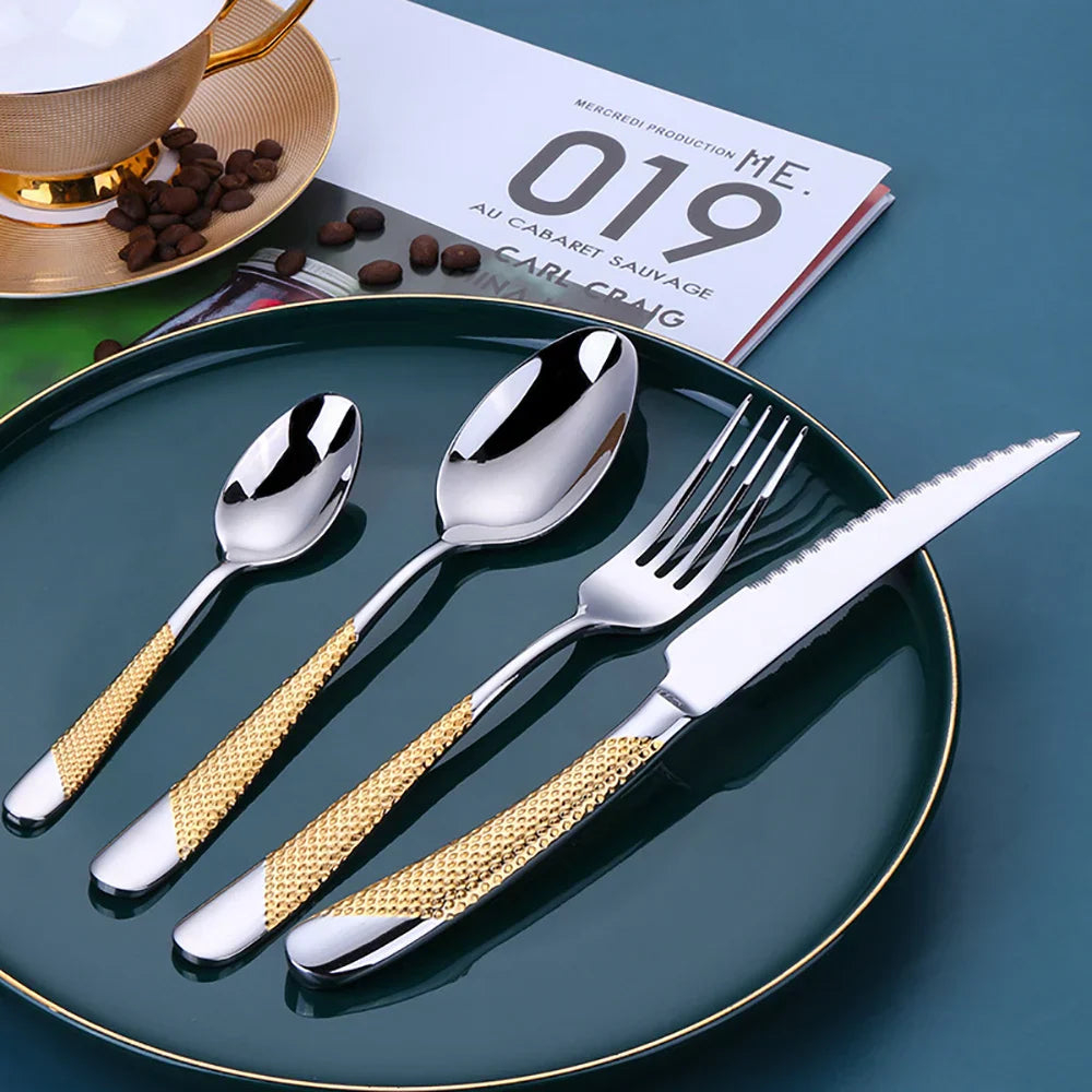 Conjunto Talheres 12 Peças em Aço Inox - Decorelle