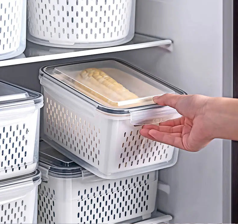 Organizador de Geladeira com Drenagem Decorelle