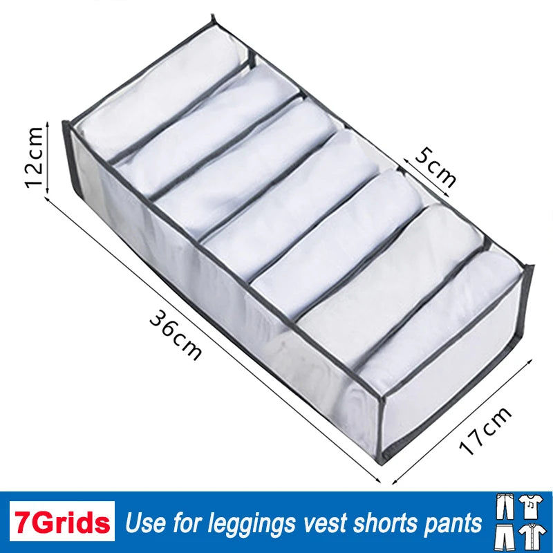 Organizador de armazenamento de roupas armários gavetas separador para gavetas do quarto caixa de armazenamento organizador de guarda-roupa para meias roupa interior