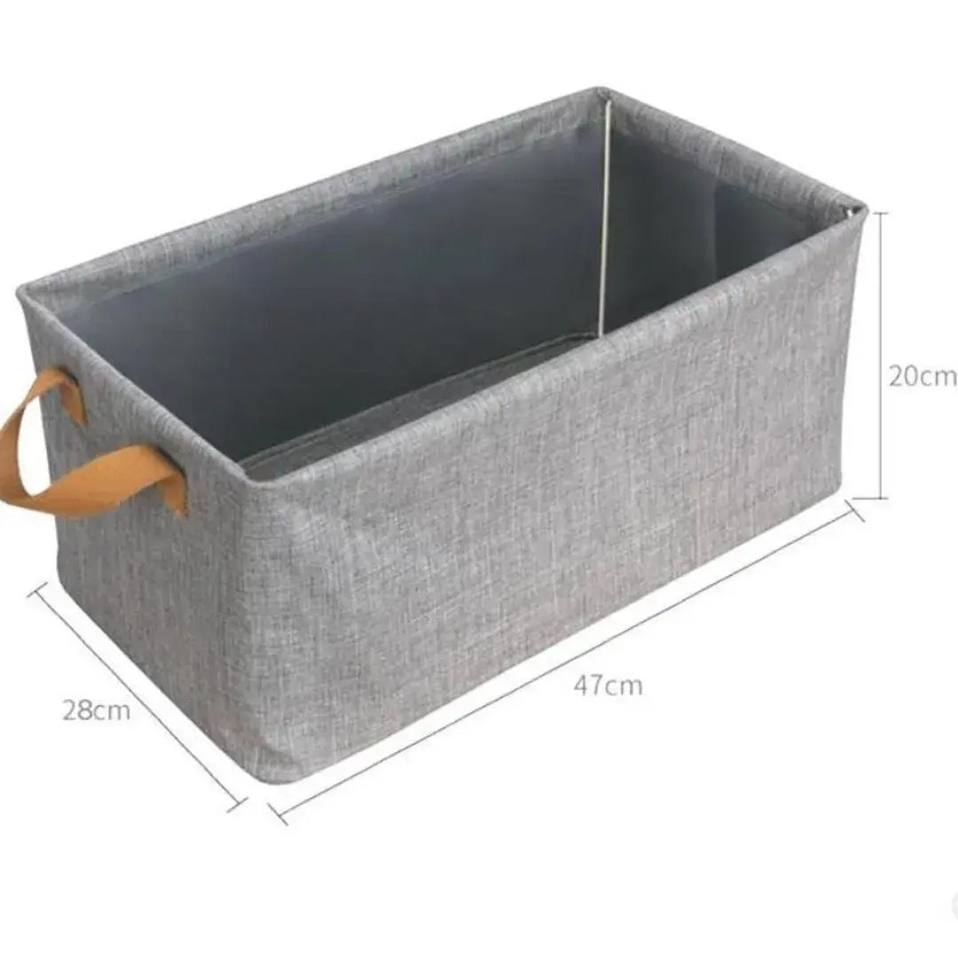 Kit com 3 Caixas Multiuso Organizadoras Dobráveis para Armários - Decorelle