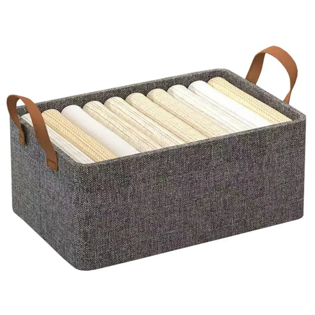 Kit com 3 Caixas Multiuso Organizadoras Dobráveis para Armários - Decorelle