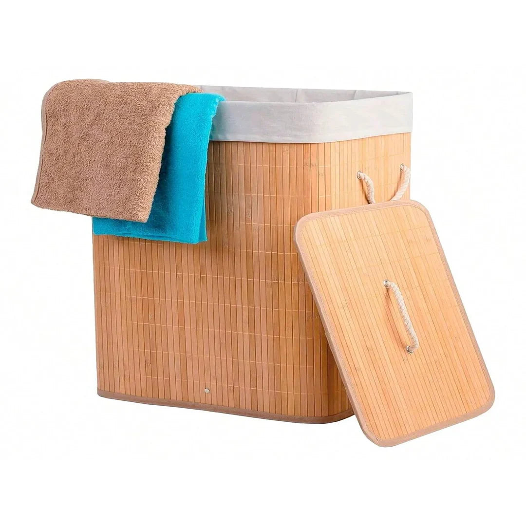 Cesto de Roupa Suja BambooLuxe - Decorelle