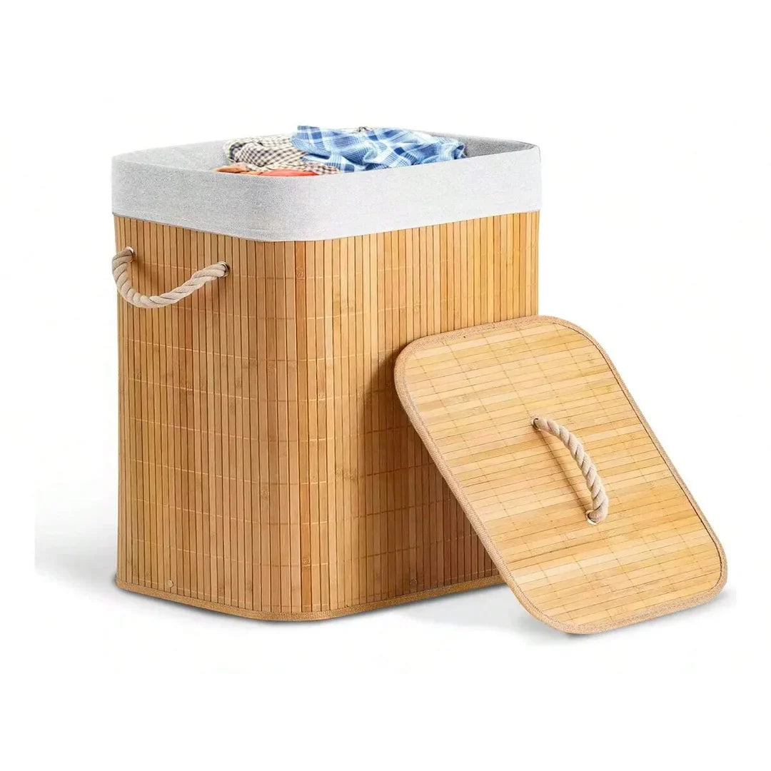 Cesto de Roupa Suja BambooLuxe - Decorelle