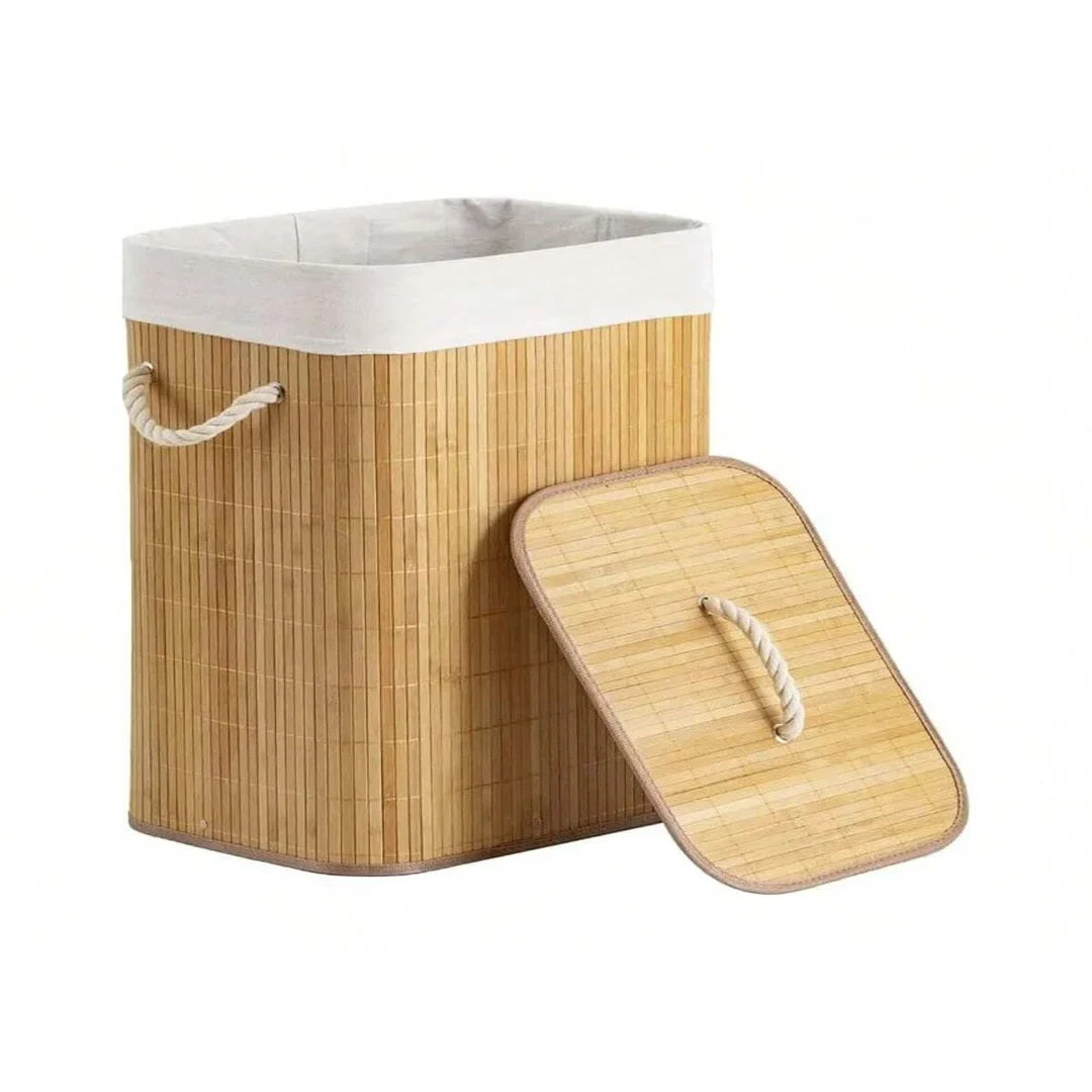 Cesto de Roupa Suja BambooLuxe - Decorelle