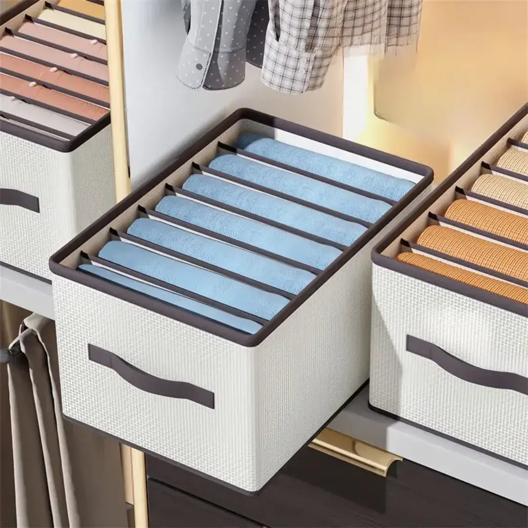 Kit com 3 Colmeias Organizadoras com Viés Branco | Organização de Gavetas e Armários - Decorelle