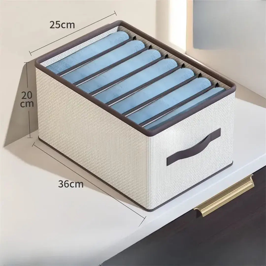 Kit com 3 Colmeias Organizadoras com Viés Branco | Organização de Gavetas e Armários - Decorelle