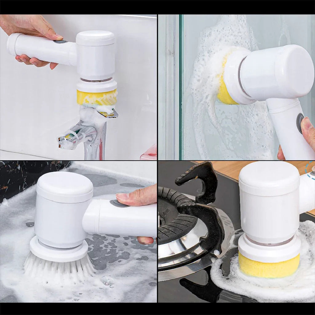 Escova Elétrica de Limpeza CleanPro - Decorelle