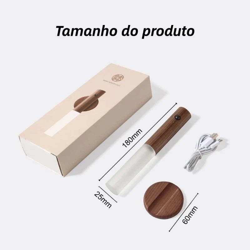 Luminária Magnética de Parede com Sensor Inteligente