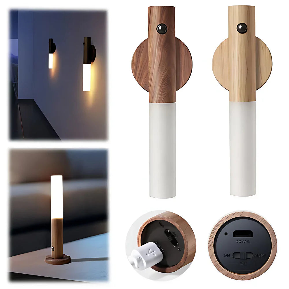 Luminária Magnética de Parede com Sensor Inteligente