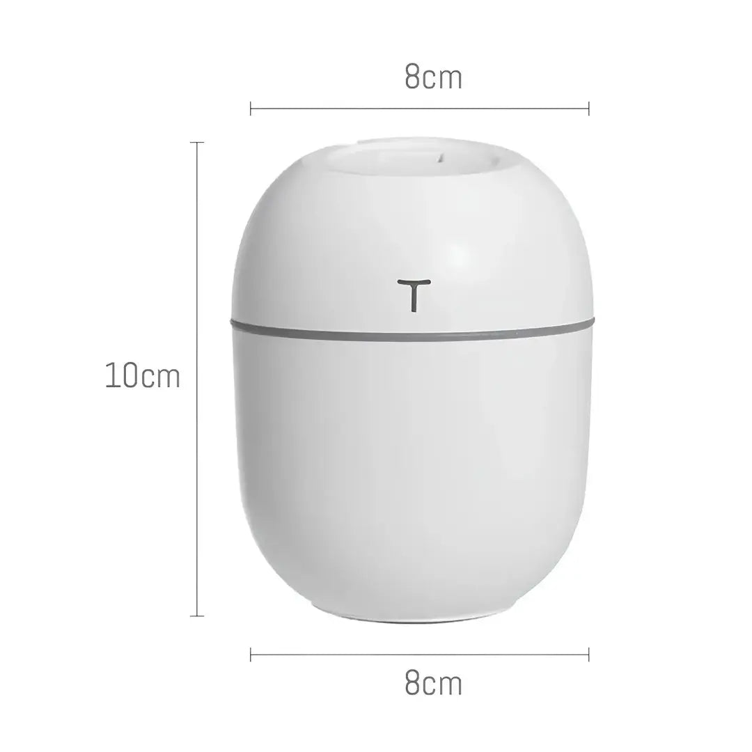 Kit 2 Umidificador de Ar Portátil Ultrassônico - Aromatizador de Ambiente Doméstico e Escritório - Decorelle