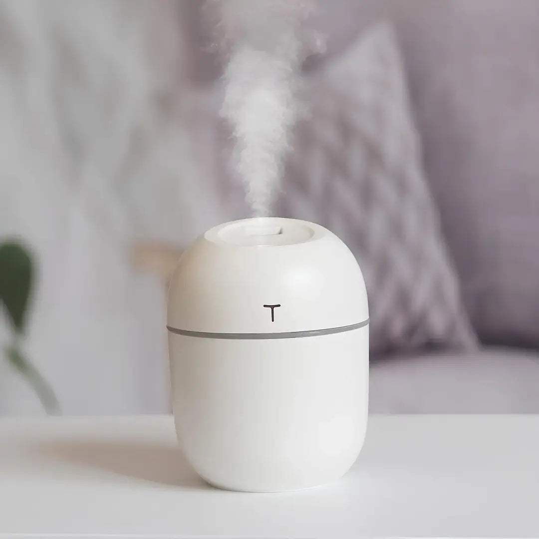 Kit 2 Umidificador de Ar Portátil Ultrassônico - Aromatizador de Ambiente Doméstico e Escritório - Decorelle