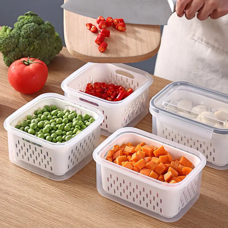 Organizador de Geladeira com Drenagem Decorelle