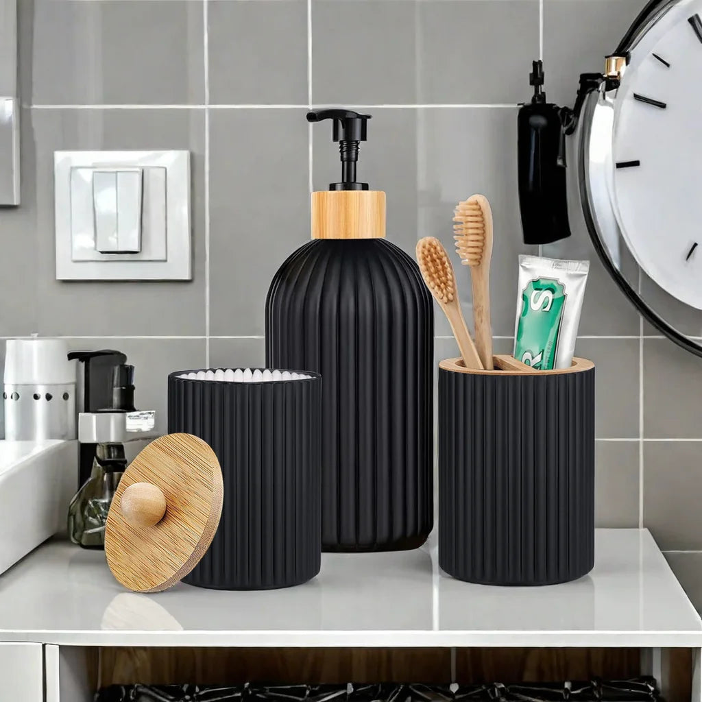 Conjunto Elegante de Organização para Banheiro Decorelle