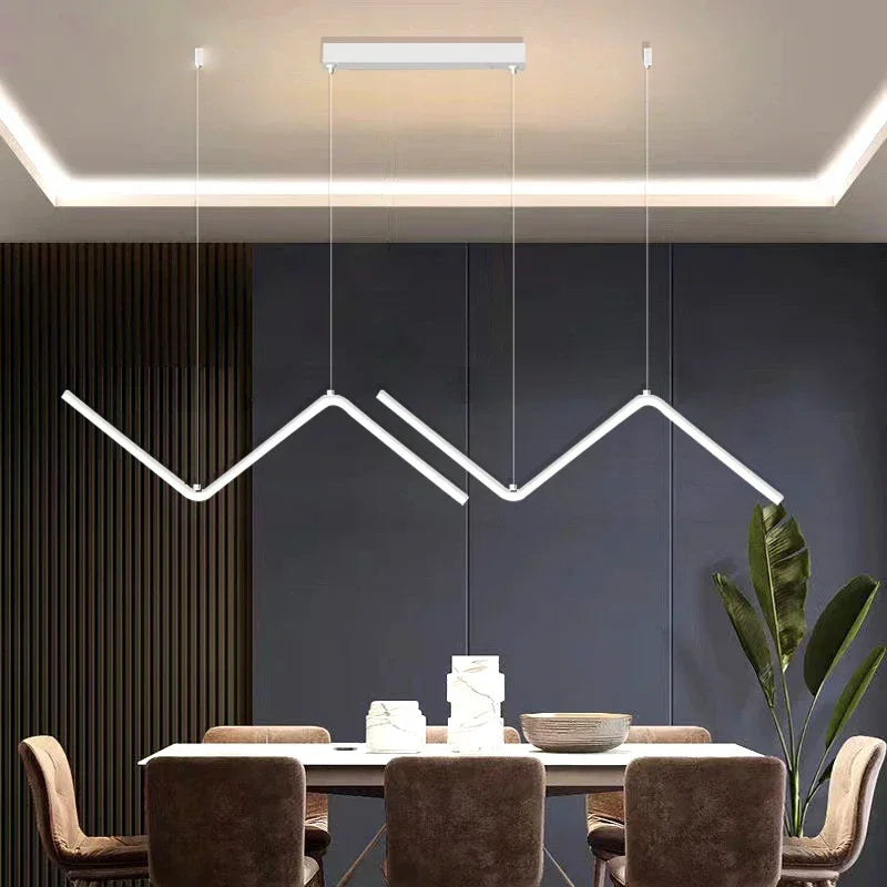 Lustre LED Moderno com Controle Inteligente Decorelle
