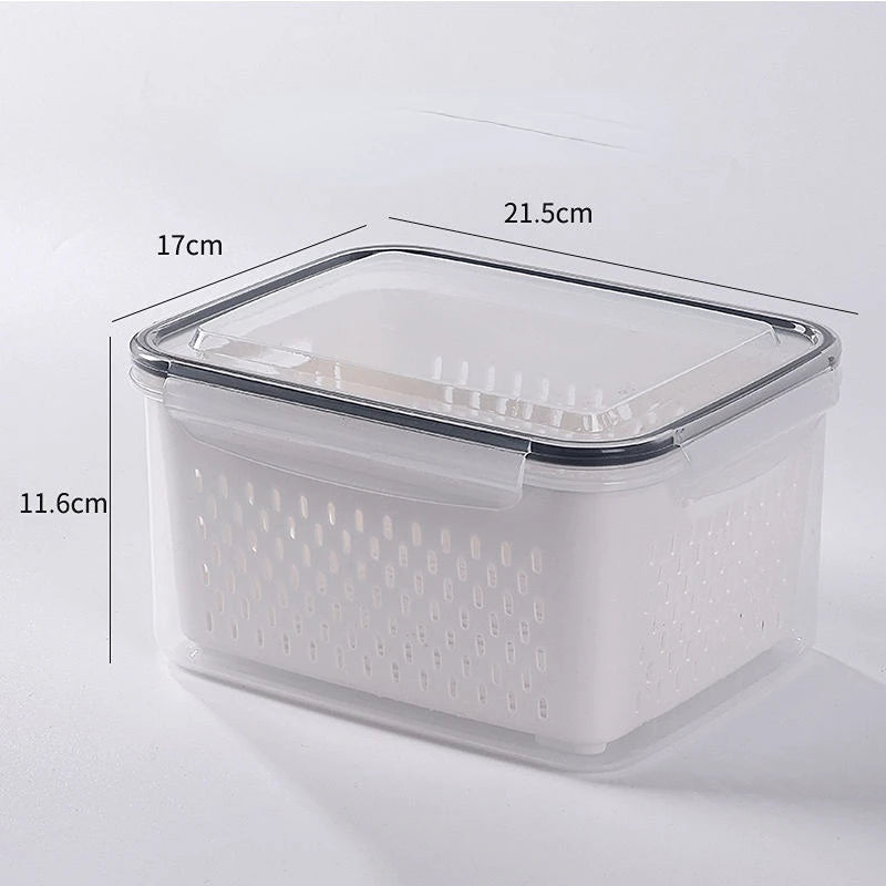 Organizador de Geladeira com Drenagem Decorelle