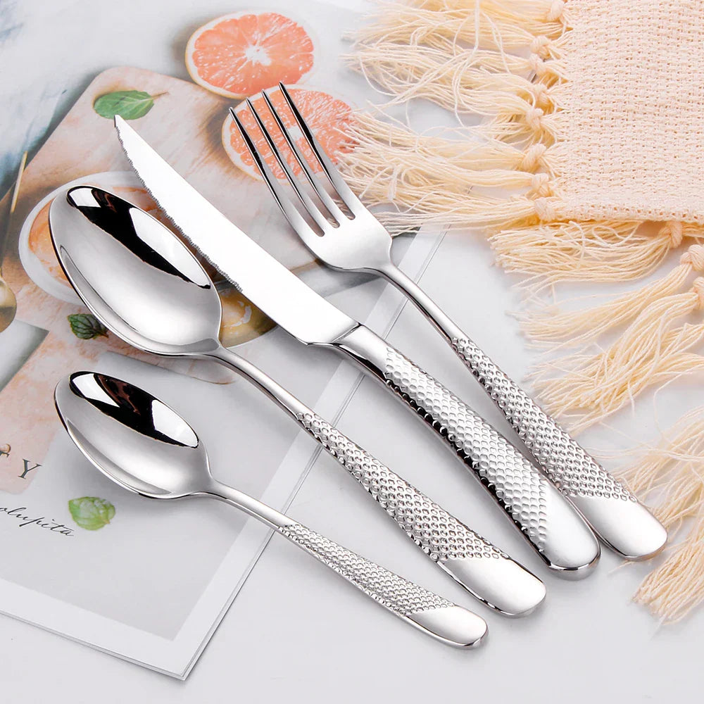 Conjunto Talheres 12 Peças em Aço Inox - Decorelle