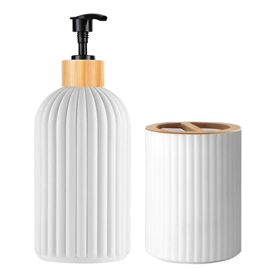 Conjunto Elegante de Organização para Banheiro Decorelle