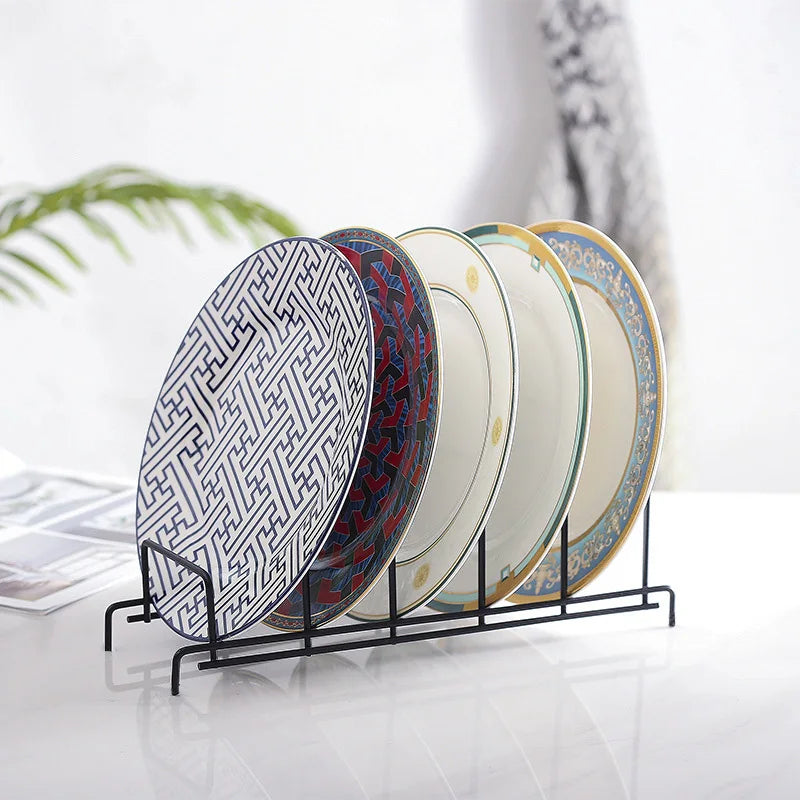 Suporte de Armazenamento em Ferro Elegante Decorelle