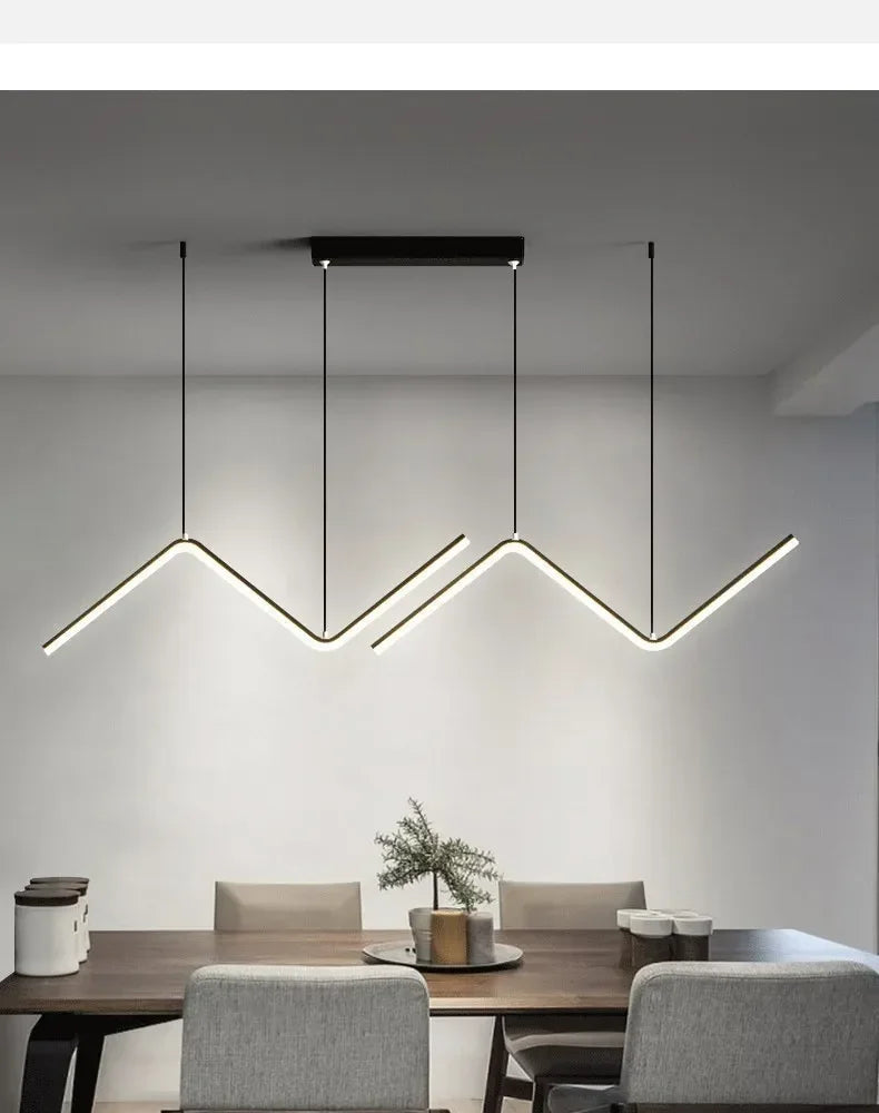 Lustre LED Moderno com Controle Inteligente Decorelle