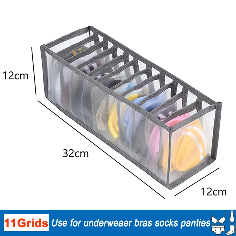 Organizador de armazenamento de roupas armários gavetas separador para gavetas do quarto caixa de armazenamento organizador de guarda-roupa para meias roupa interior
