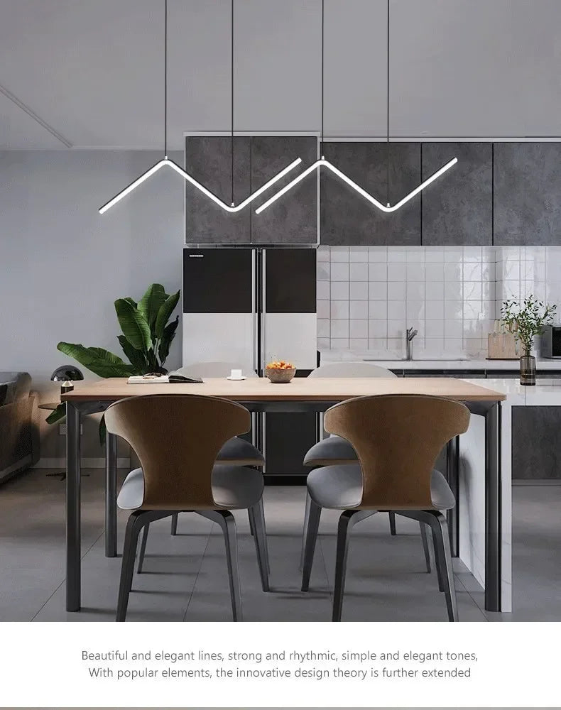 Lustre LED Moderno com Controle Inteligente Decorelle