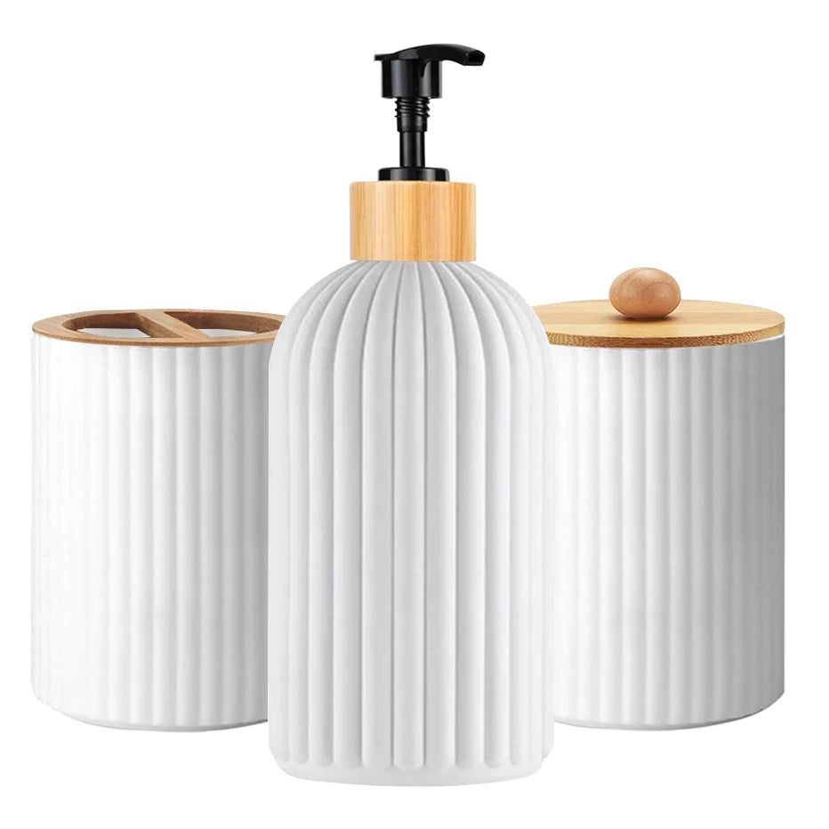 Conjunto Elegante de Organização para Banheiro Decorelle