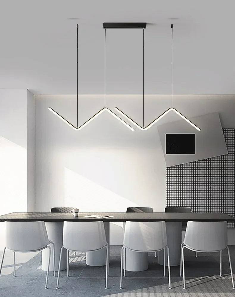 Lustre LED Moderno com Controle Inteligente Decorelle