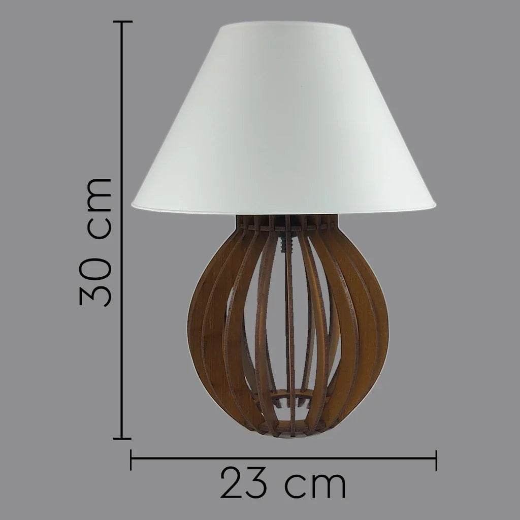Kit 2 Abajures La Finesse com Cúpula – Elegância e Sofisticação para Sua Decoração - Decorelle