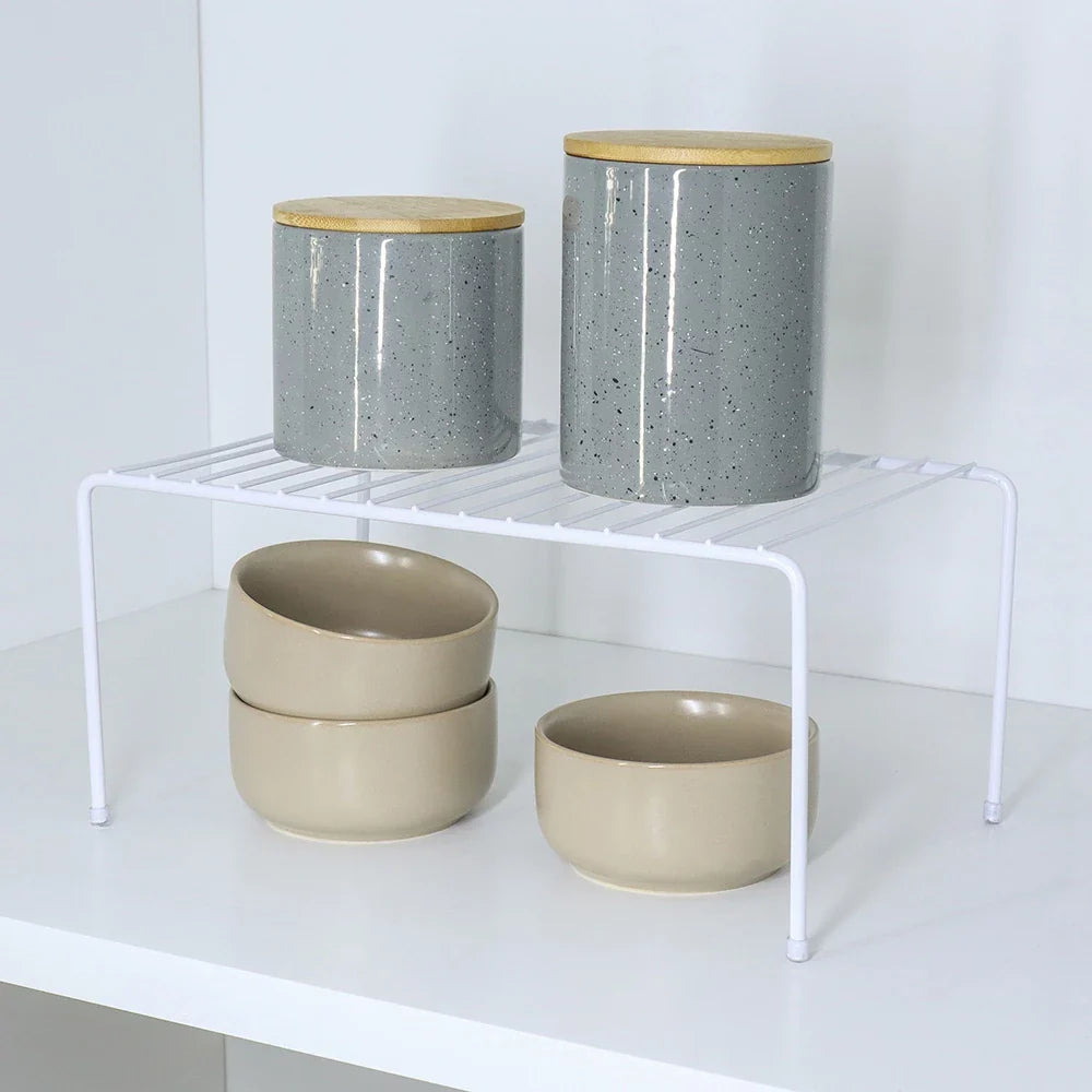 Conjunto Organizador Aramado de Armário - 7 Peças - Decorelle