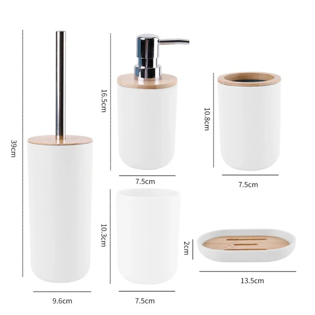 Conjunto para Banheiro BambooEssence - Decorelle