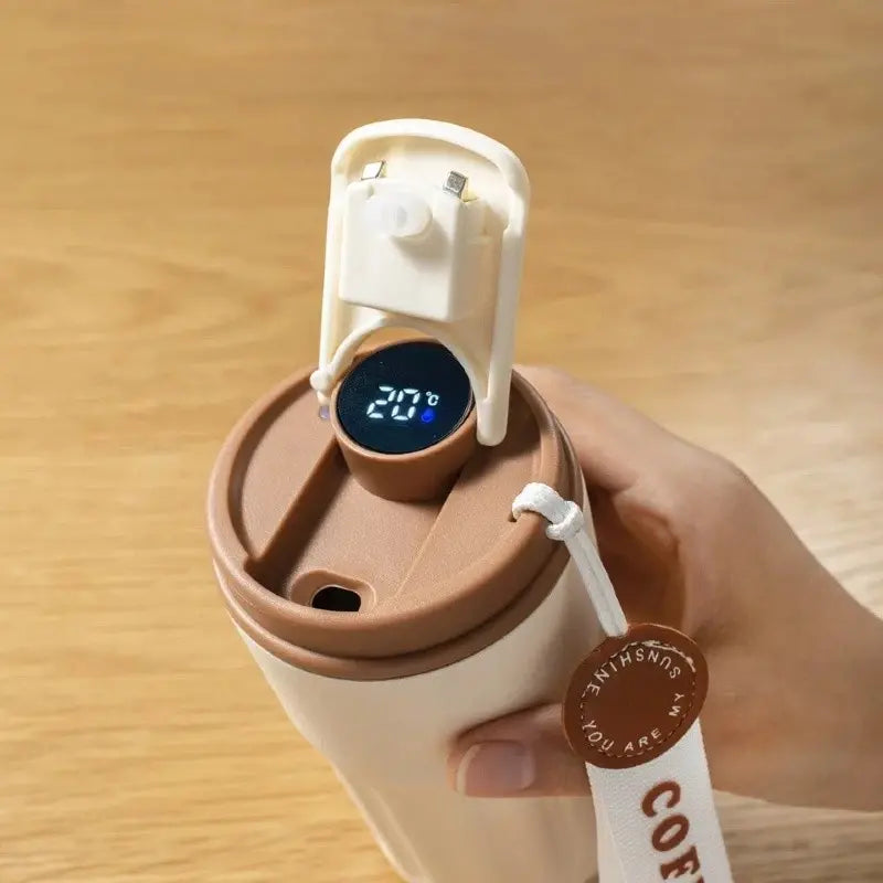 Copo Térmico Digital Com Sensor de Temperatura 420ml - Decorelle