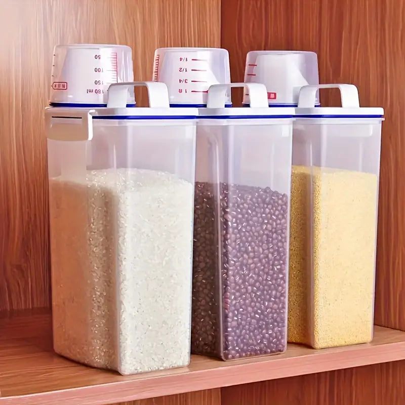 Kit de 3 Potes Herméticos para Armazenamento - Decorelle