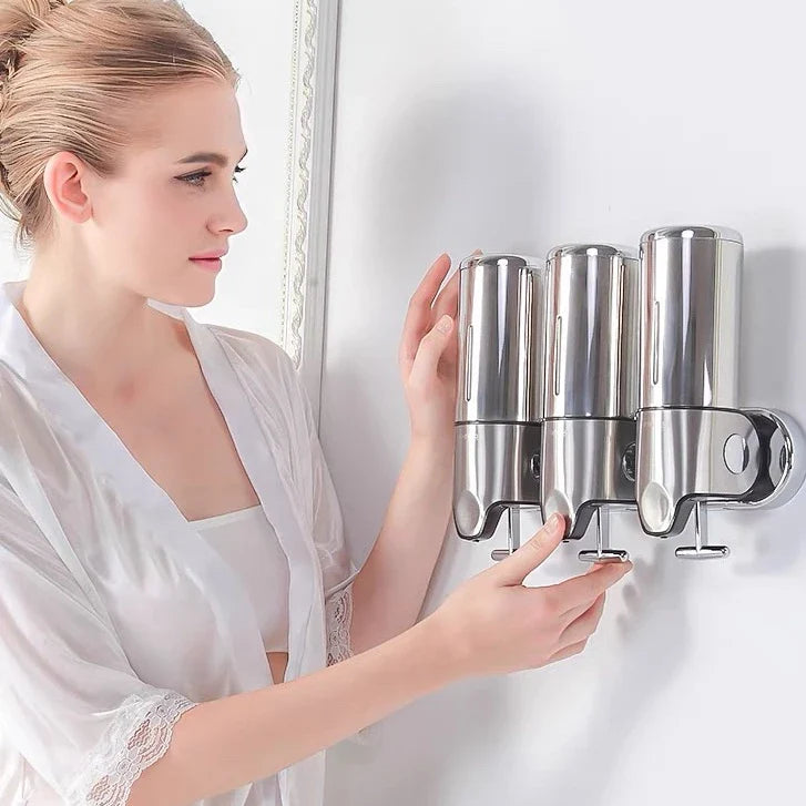 Dispenser Manual Para Sabonete Líquido e Shampoo - Decorelle
