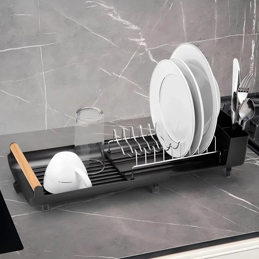 Escorredor de Louças Extensível para Pratos, Copos e Talheres - Decorelle