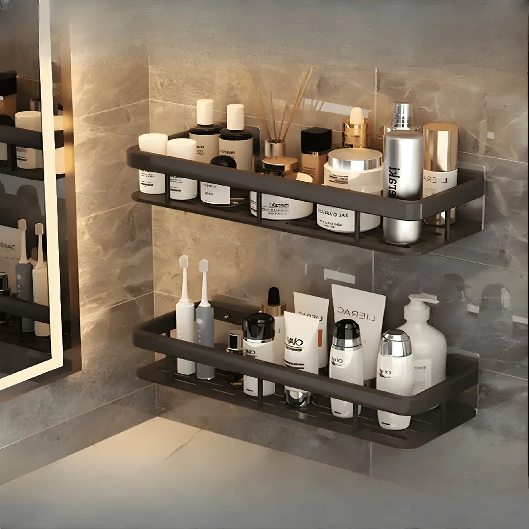 Kit 2 Prateleiras Para Banheiro Porta Shampoo - Decorelle