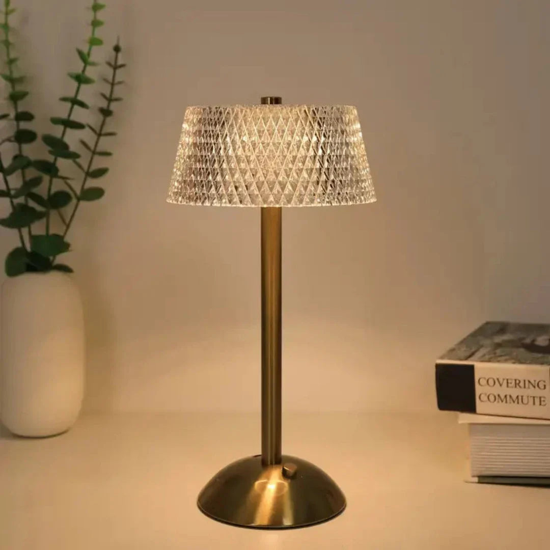 Lâmpada de Mesa de Cristal Dimerizável - Decorelle