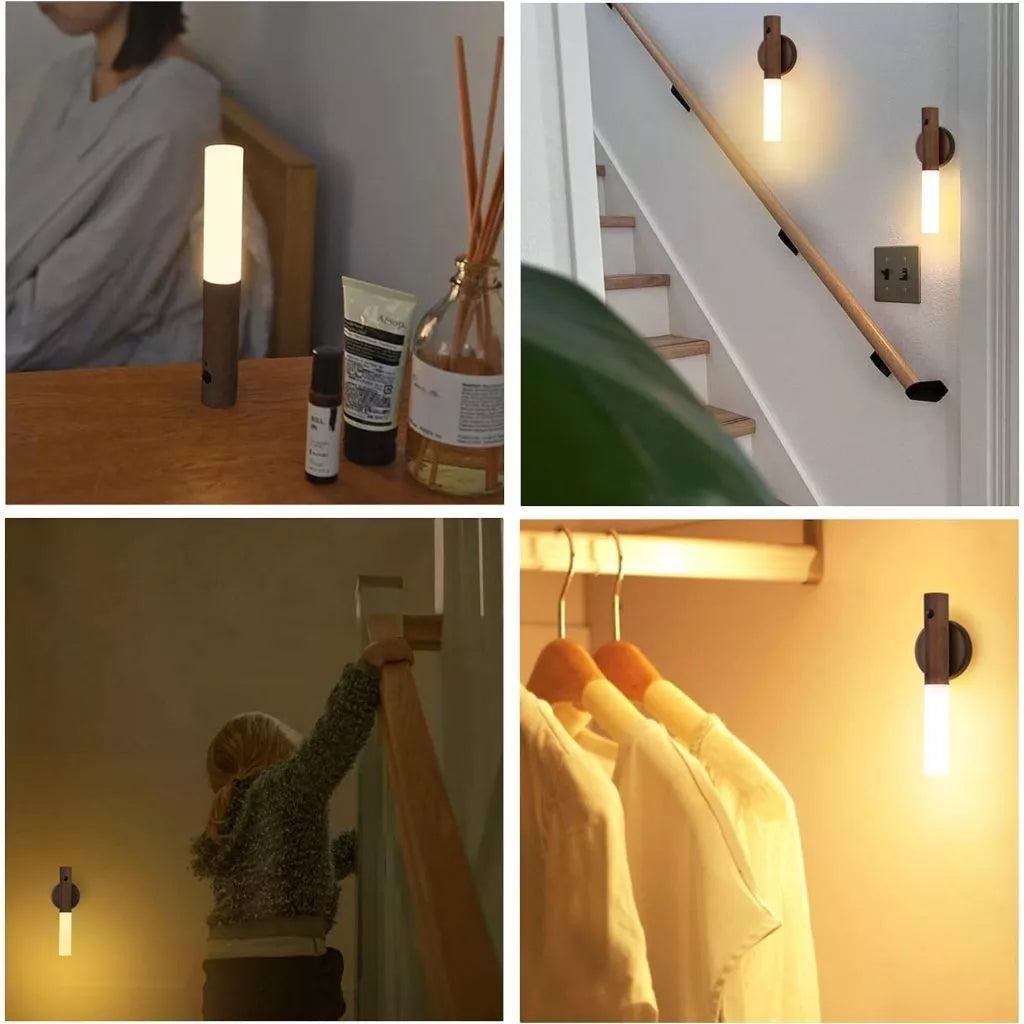 Luminária Magnética de Parede com Sensor Inteligente